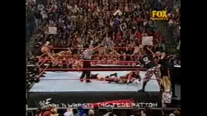 Wwf Raw 2001 Dudley Boyz,  Tazz & Stacy Keibler vs Big Show,  Spike Dudley,  Tajiri & Torrie Willson