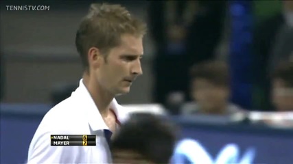 Nadal vs Mayer - Shanghai 2011