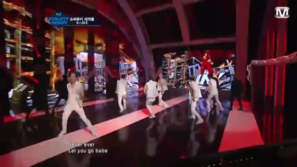 A-jax - Never Let Go & One 4 U @ M!countdown (07.06.2012)
