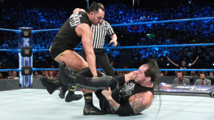 Tye Dillinger interrupts Baron Corbin's United States Title Match with AJ Styles: SmackDown LIVE, Sept. 19, 2017