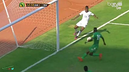 Замбия 1 - 2 Нигерия ( Квалификация за световното 2018 ) ( 09/10/2016 )