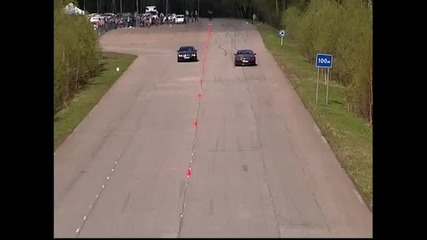 Dragtimes.info Mercedes Cl65 Amg vs Bmw M6 