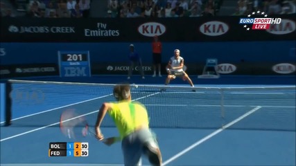 Роджър Федерер - Симоне Болели ( Australian Open 2015 )