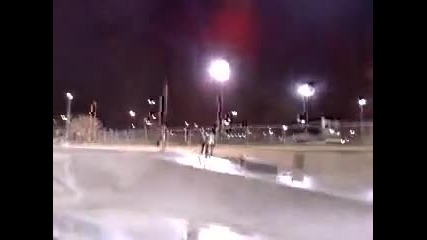 chris falls hard blading