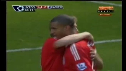 Goal Ngog ( Liverpool 4 - 0 Blackburn ) 