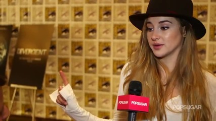 Shailene Woodley on Which 'badass' Stunt She Missed Filming Divergent - Comic-con 2013