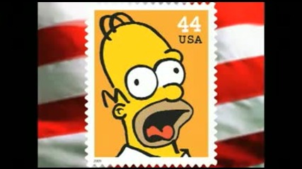 The Simpsons - Stamps 