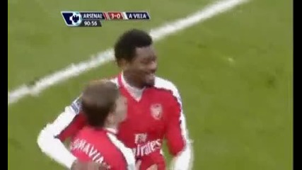 Arsenal 3 - 0 Aston Villa 