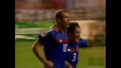 Зинедин Зидан Евро 2004 Англия срещу Франция