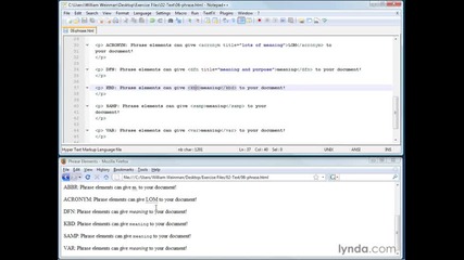 Научи XHTML и HTML с Lynda.com (Текст 6част)
