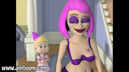 Girl mistakes prostitute for clown Funny Animation * High Quality * 