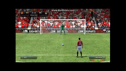 Manchester United vs Manchester City penalties-fifa 13 Gameplay