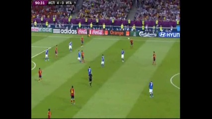 Евро 2012 - Финал - Испания - Италия (4:0) [2/2]