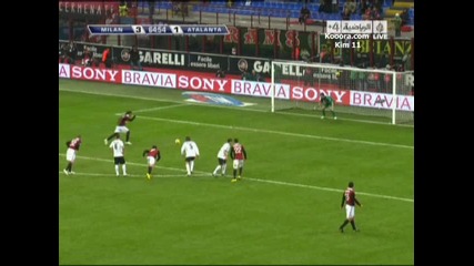 28.02.2010 Милан 3 - 1 Аталанта пропуснатата дузпа на Роналдиньо 