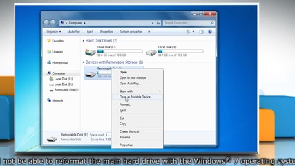Windows® 7: How to format a hard drive in exfat formatting?