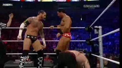 Wwe Over The Limit 2011 (tag Team Championship) Big Show & Kane Vs Cm punk & Mason Ryan