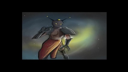 Дигитално Рисуване : Робот в космоса
