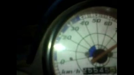 Malaguti F15 0 - 98 km/h - selo Mihailovo