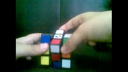Как да наредим кубчето на рубик-бял кръст