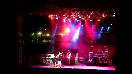 Selena Gomez at the La County Fair - Cover Love is a Battlefield 