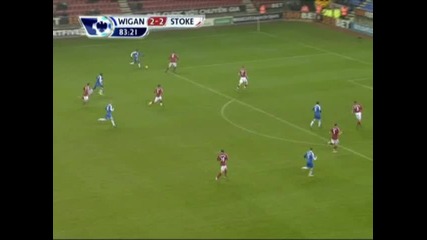 Wigan - Stoke City 2 - 2 