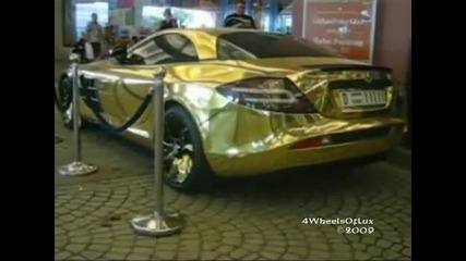 Златен Slr Mclaren (можеби в Дубай)