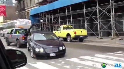 Бентли оре асфалт на буксир