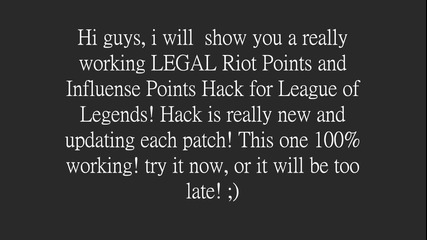 5 Lvl = 8000rp + 30000ip League of Legends Rp Ip Hack (diana Patch)