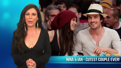 Nina Dobrev & Ian Somerhalder - се държат за ръка