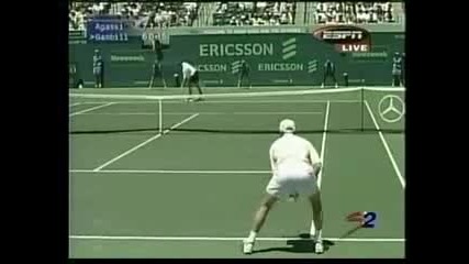 Andre Agassi - Jan-michael Gambill 2001 Ericsson Open - Final