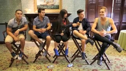 Big Time Rush Interview with Pavlina 2013 Universal Studios, Orlando, Fl