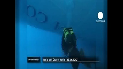 Коста Конкордия подводно видео