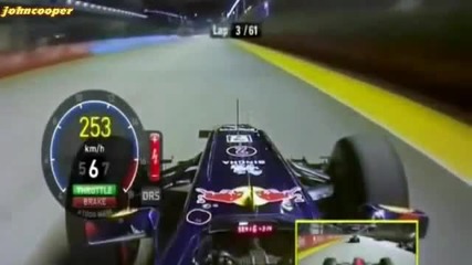 Mark Webber - Onboard - Singapore 2011