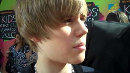 Justin Bieber at the 2010 Nickelodeon Kids Choice Awards