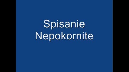 Spisanie Nepokornite 
