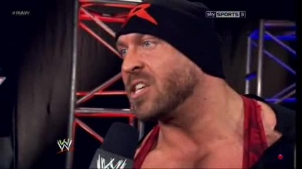 Raw 04/22/13 - Ryback | Backstage |..