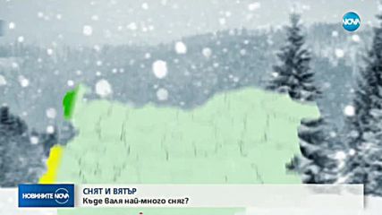 Къде валя най-много сняг?