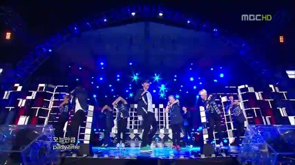 Super Junior- Sexy , Free & Single @ Music Core (28.07.2012)