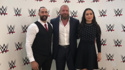 Triple H welcomes Nasser Alruwayeh and Shadia Bseiso in Abu Dhabi