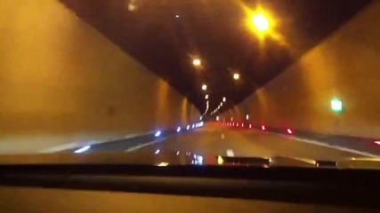 Mercedes Sls acceleration in tunnel