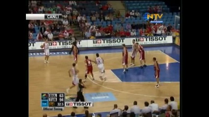 Turcia 94 - 66 Bulgaria Euro basketball