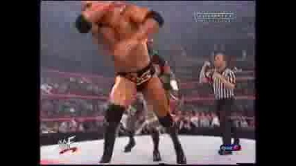 The Rock & Trish Vs Dudley Boys