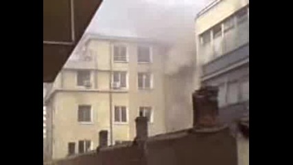 Пожарът В Сградата На Хеи Бургас