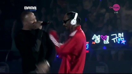 Dr Dre and Snoop Dogg The Next Episode Live Mnet Asian Music Awards Singapore 11-29-2011