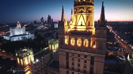 Best of Epic Moscow city Aerial Reel flight