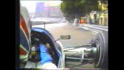Martin Brundle onboard Monaco 1989