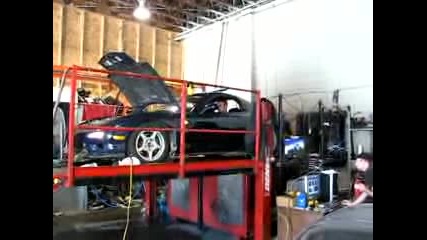 Mazda Fd3s Rx7 T68 turbo on dyno 