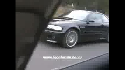 Seat Leon 1.8t vs. Bmw M3 E46.flv