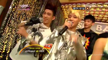 Jj Project & Vixx - Back stage @ Music Bank (25.05.2012)