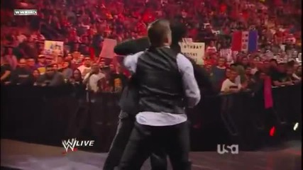 Skull Crushing Finale on R-truth at the stage